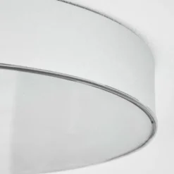 Plafonnier Mentque LED Argenté, 1 lumière