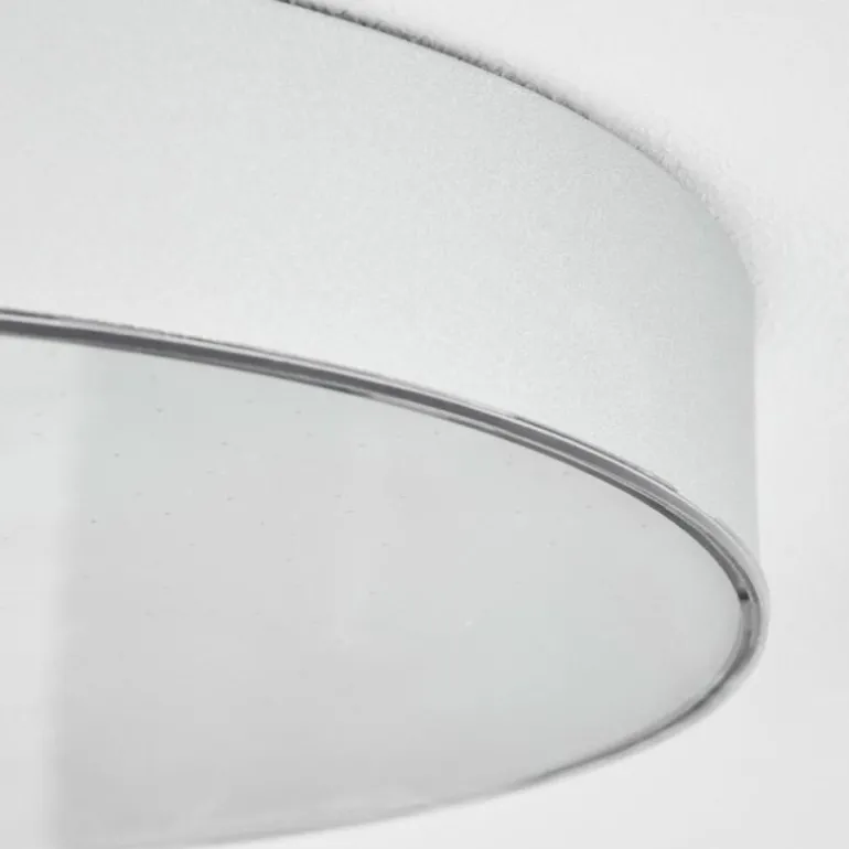 Plafonnier Mentque LED Argenté, 1 lumière