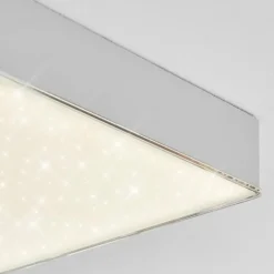 Plafonnier Mentque LED Argenté, 1 lumière
