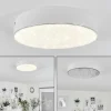 Plafonnier Mentque LED Blanc, 1 lumière