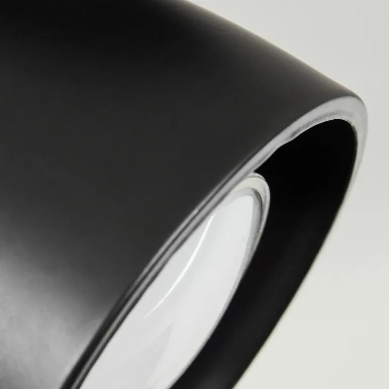 Plafonnier Moesdorf Nickel mat, Noir, 1 lumière