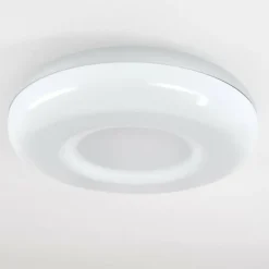 Plafonnier Monfebres LED Argenté, Blanc, 1 lumière, Télécommandes, Changeur de couleurs