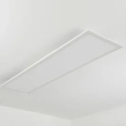Plafonnier Montalba LED Blanc, 1 lumière, Télécommandes, Changeur de couleurs