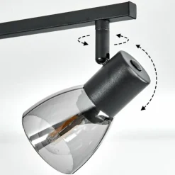 Plafonnier Murianette Noir, 6 lumières