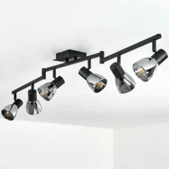 Plafonnier Murianette Noir, 6 lumières