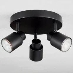 Plafonnier Nestavel LED Noir, 3 lumières