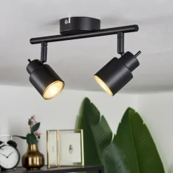 Plafonnier Nestavel LED Noir, 2 lumières