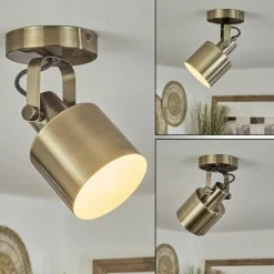 Plafonnier Neves Laiton, 1 lumière