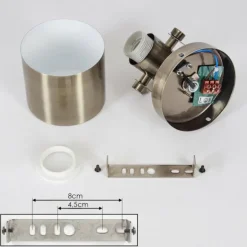 Plafonnier Neves Laiton, 1 lumière