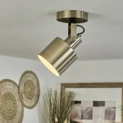 Plafonnier Neves Laiton, 1 lumière