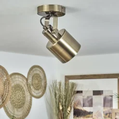 Plafonnier Neves Laiton, 1 lumière