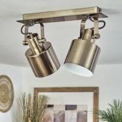 Plafonnier Neves Laiton, 2 lumières