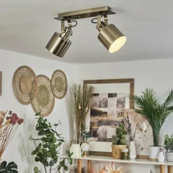 Plafonnier Neves Laiton, 2 lumières