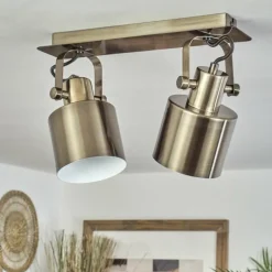 Plafonnier Neves Laiton, 2 lumières