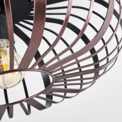 Plafonnier Oravi Cuivre, Noir, 1 lumière