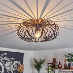 Plafonnier Oravi Cuivre, Noir, 1 lumière