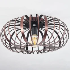 Plafonnier Oravi Cuivre, Noir, 1 lumière