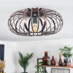 Plafonnier Oravi Cuivre, Noir, 1 lumière