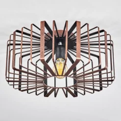 Plafonnier Oravi Noir, 1 lumière