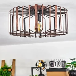 Plafonnier Oravi Noir, 1 lumière