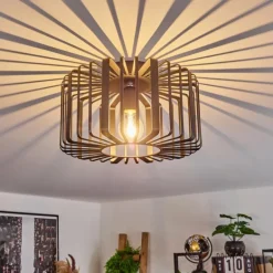 Plafonnier Oravi Noir, 1 lumière