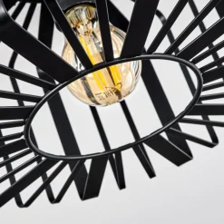 Plafonnier Oravi Noir, 1 lumière