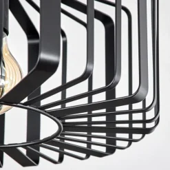 Plafonnier Oravi Noir, 1 lumière