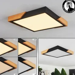 Plafonnier Pontchardon LED Écru, Noir, 1 lumière