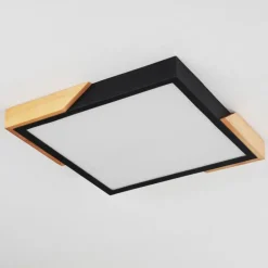 Plafonnier Pontchardon LED Écru, Noir, 1 lumière