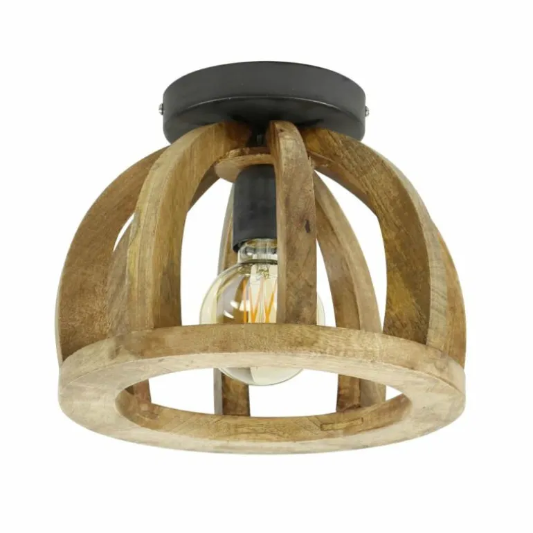 Plafonnier Portelo Noir, 1 lumière