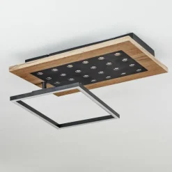 Plafonnier Ramilos LED Écru, Noir, 1 lumière