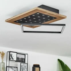 Plafonnier Ramilos LED Écru, Noir, 1 lumière