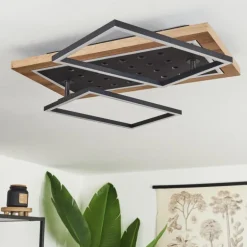 Plafonnier Ramilos LED Écru, Noir, 1 lumière