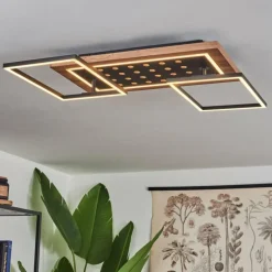 Plafonnier Ramilos LED Écru, Noir, 1 lumière