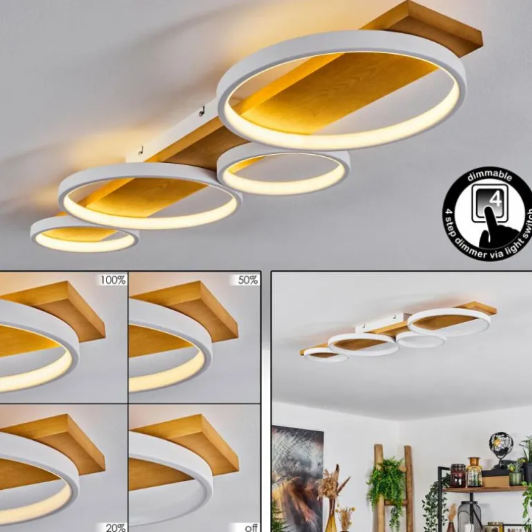 Plafonnier Rodekro LED Écru, Blanc, 1 lumière