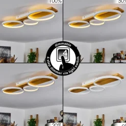 Plafonnier Rodekro LED Écru, Blanc, 1 lumière