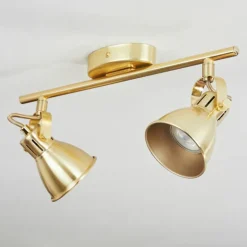 Plafonnier Salinas Laiton, 2 lumières