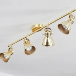 Plafonnier Salinas LED Laiton, 4 lumières