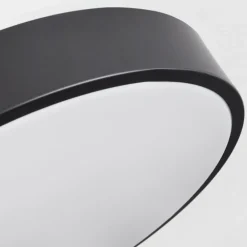 Plafonnier Samaira LED Noir, 1 lumière