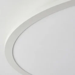 Plafonnier Sani LED Blanc, 1 lumière, Télécommandes, Changeur de couleurs