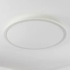 Plafonnier Sani LED Blanc, 1 lumière, Télécommandes, Changeur de couleurs