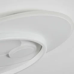 Plafonnier Selim LED Blanc, 1 lumière, Télécommandes