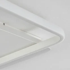 Plafonnier Selim LED Blanc, 1 lumière, Télécommandes