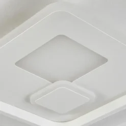 Plafonnier Selim LED Blanc, 1 lumière, Télécommandes