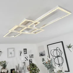 Plafonnier Serranos LED Aluminium, 1 lumière