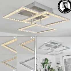 Plafonnier Serranos LED Aluminium, 1 lumière