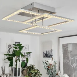 Plafonnier Serranos LED Aluminium, 1 lumière