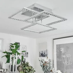 Plafonnier Serranos LED Aluminium, 1 lumière