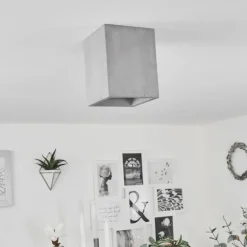 Plafonnier Stettler Gris, 1 lumière