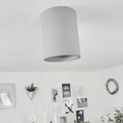 Plafonnier Stettler Gris, 1 lumière